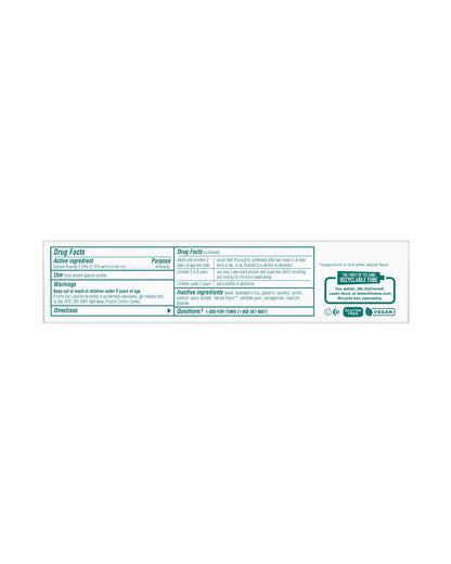 Clean Mint Luminous White Toothpaste with Fluoride