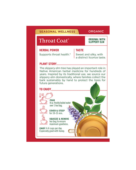 Organic Throat Coat Tea