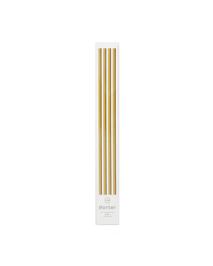 The front of W&P Porter Metal Straws - Gold