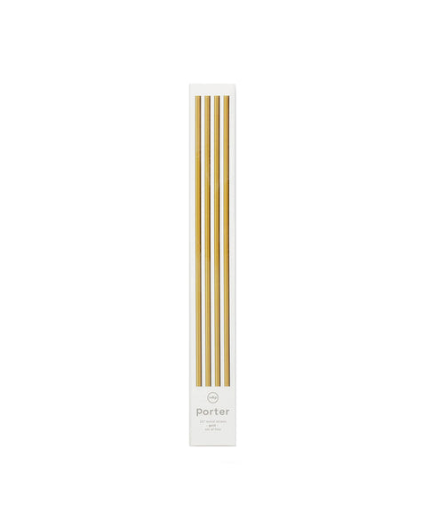Porter Metal Straws - Gold