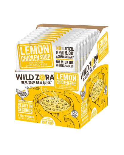 Lemon Chicken Instant Soup - Box of 8