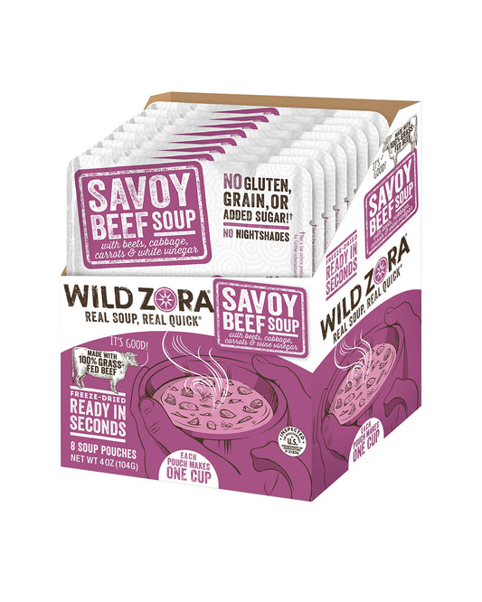 Savoy Beef Instant Soup - Box of 8