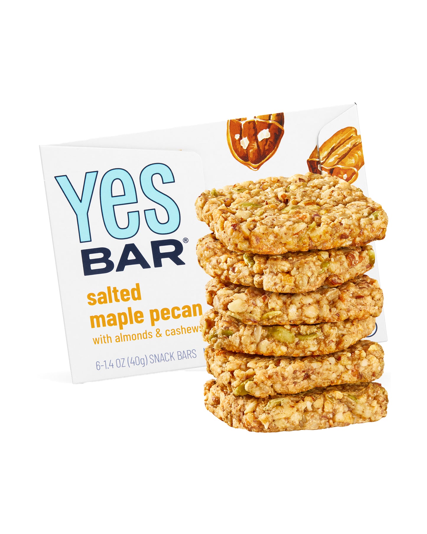 Salted Maple Pecan Snack Bar - Box of 6