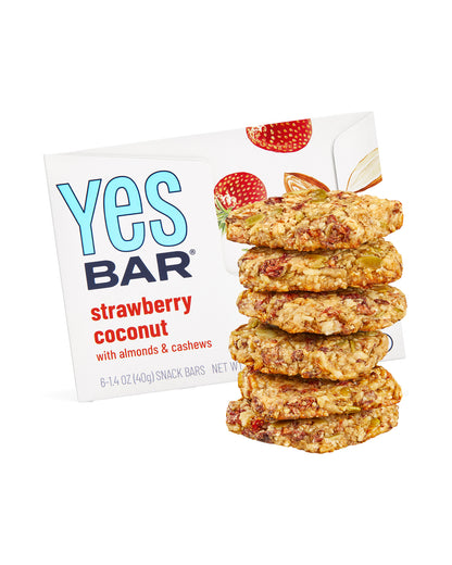 Strawberry Coconut Snack Bar  – Box of 6