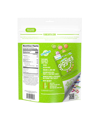Organic Sour Giggle Snack Packs