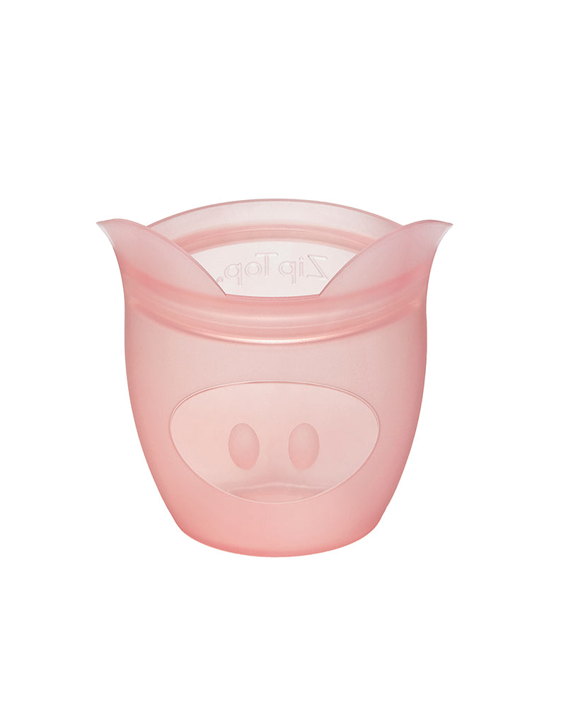 Reusable Kid's Snack Container - Pig